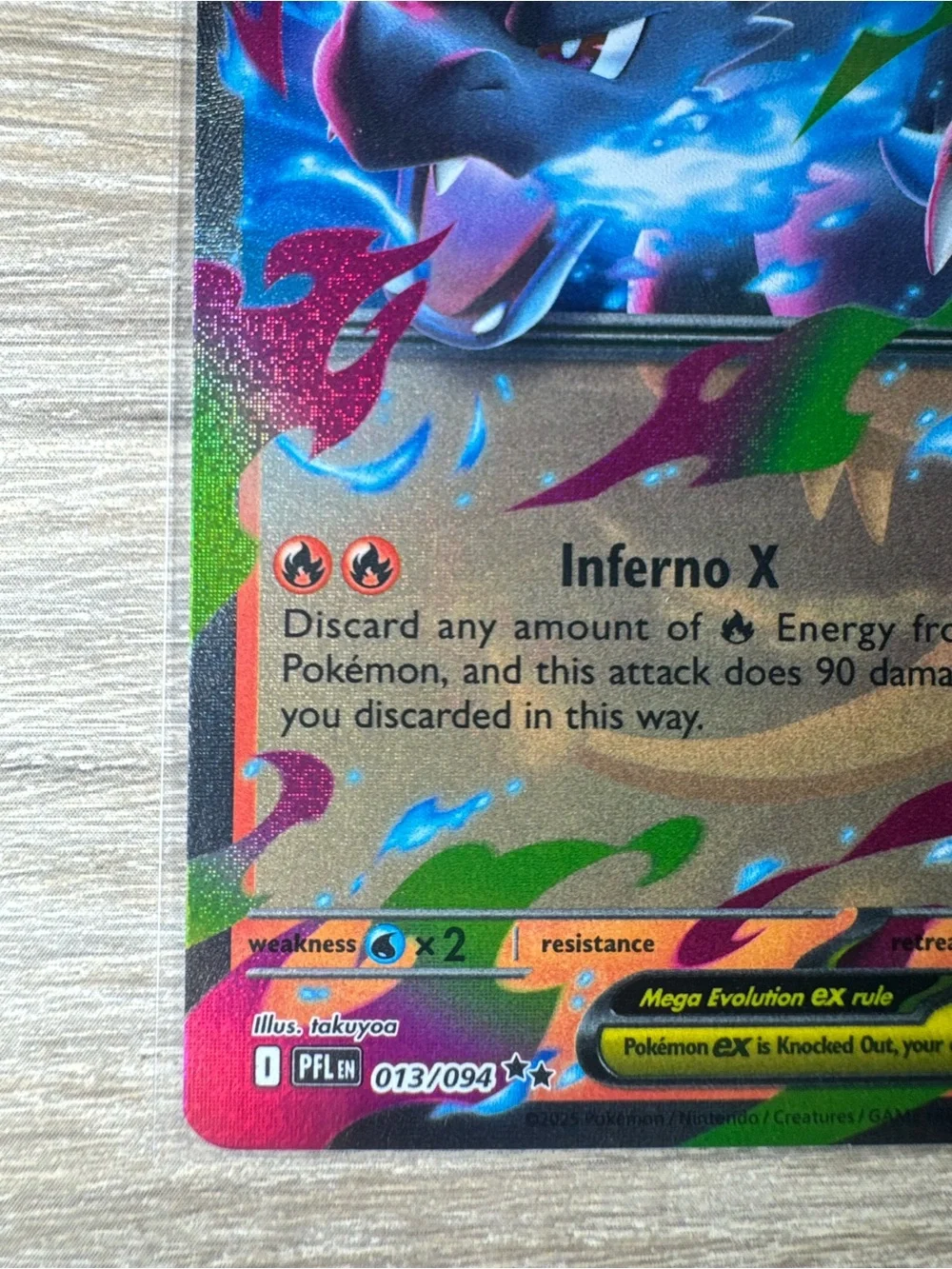 Mega Charizard X ex #13/Pokemon Phantasmal Flames